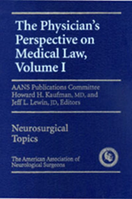 Physician's Perspective on Medical Law Original PDF