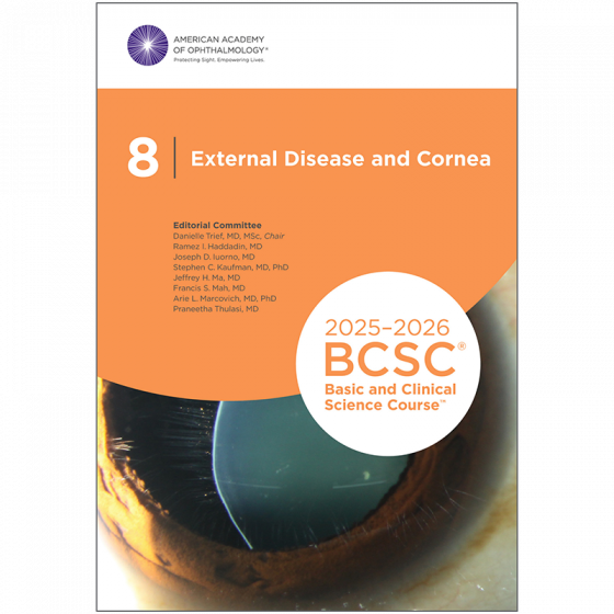2025-2026 Basic and Clinical Science Course, Section 08: External Disease and Cornea Original PDF